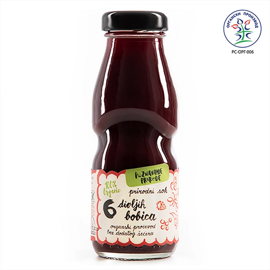 Organski sok 6 divljih bobica 200 ml