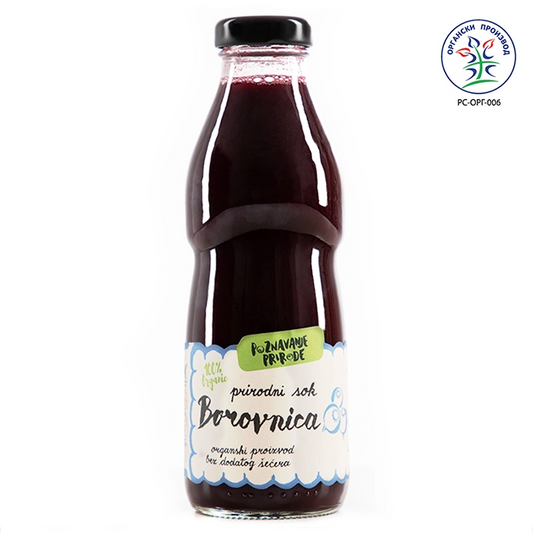 Organski sok Borovnica 500 ml